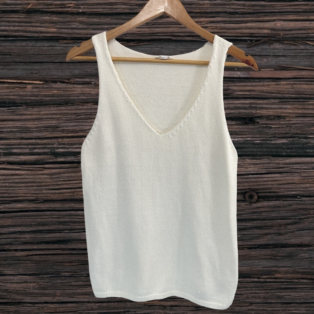 Tribal Cream Relaxed Tank Top
